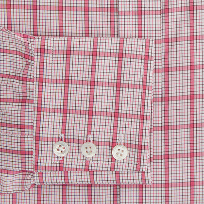 Pink Graph Overlay Check Mayfair Shirt Image 2
