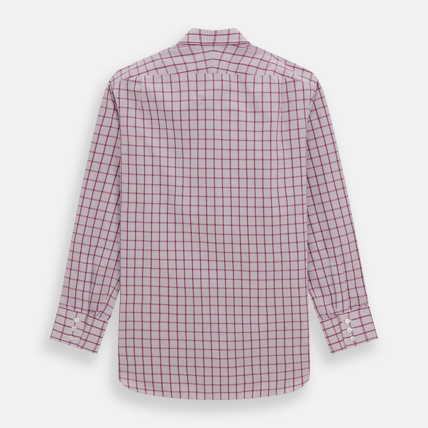 View 5 of product Purple Graph Overlay Check Mayfair Shirt