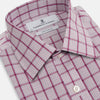 View 2 of product Purple Graph Overlay Check Mayfair Shirt