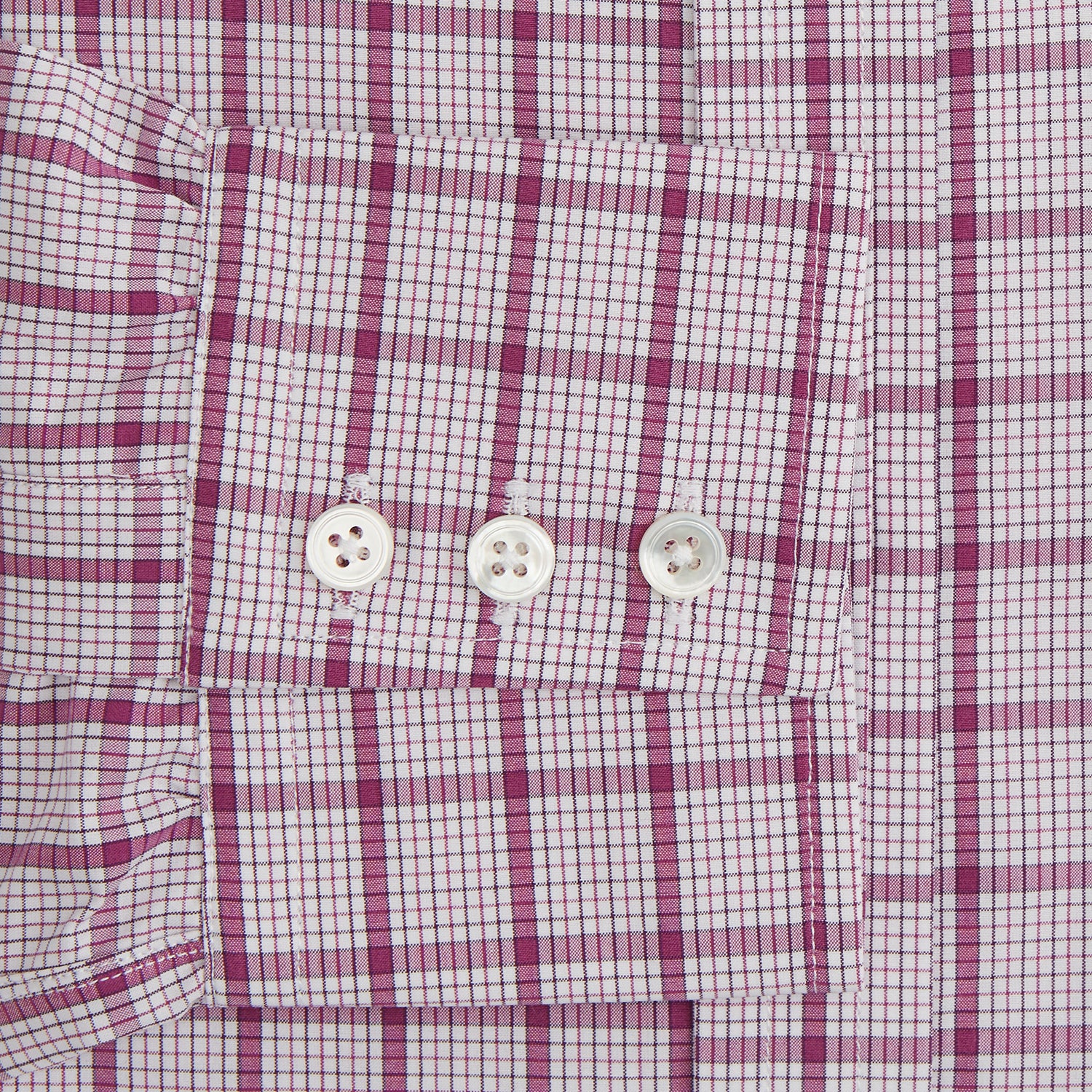 View 3 of product Purple Graph Overlay Check Mayfair Shirt