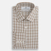 View 4 of product Brown Graph Overlay Check Mayfair Shirt