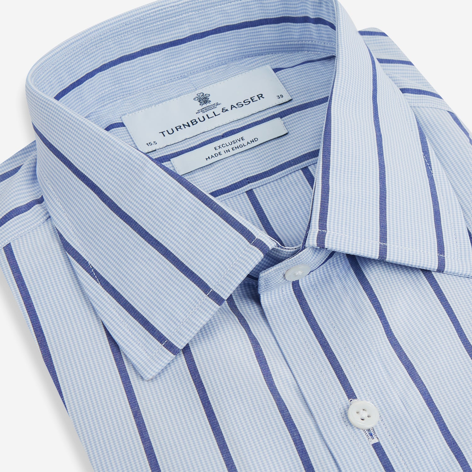 View 2 of product Blue Track Stripe Mayfair Shirt