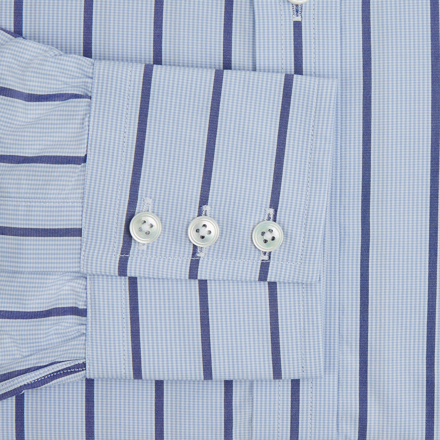 View 3 of product Blue Track Stripe Mayfair Shirt