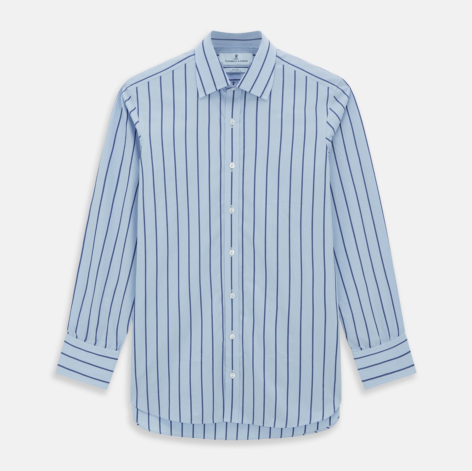 View 1 of product Blue Track Stripe Mayfair Shirt