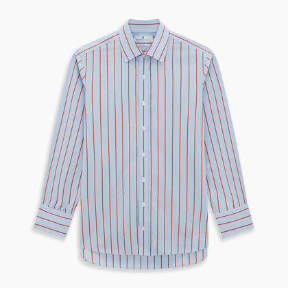 Red Track Stripe Mayfair Shirt Image 6