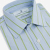 View 2 of product Light Green and Blue Stripe Mayfair Shirt