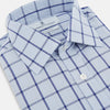 Navy Blue Windowpane Check Mayfair Shirt