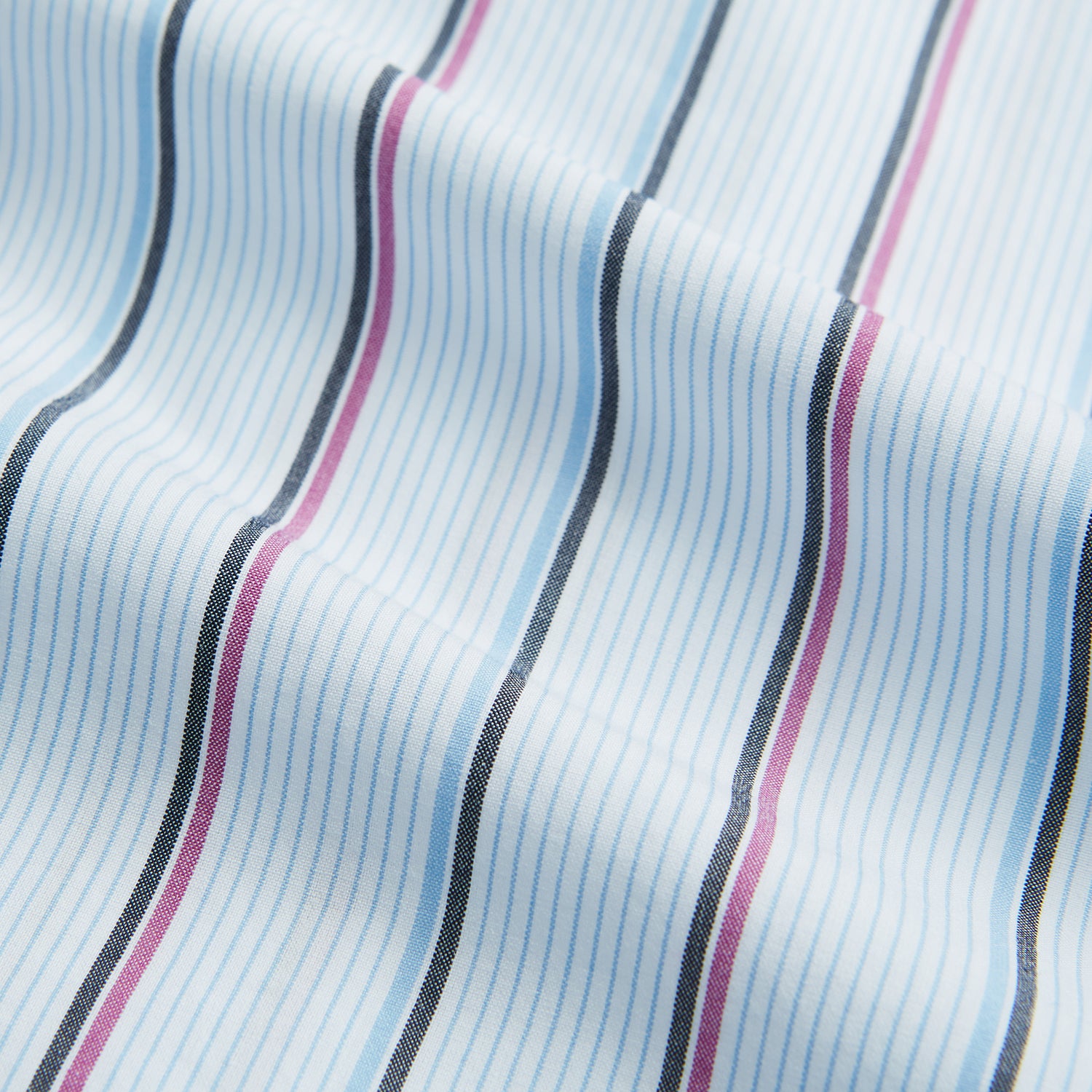 View 5 of product Blue and Pink Shadow Stripe Mayfair Shirt