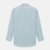 View 6 of product Blue and Green Shadow Stripe Mayfair Shirt