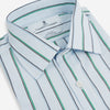 View 2 of product Blue and Green Shadow Stripe Mayfair Shirt