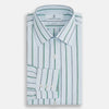 View 4 of product Blue and Green Shadow Stripe Mayfair Shirt
