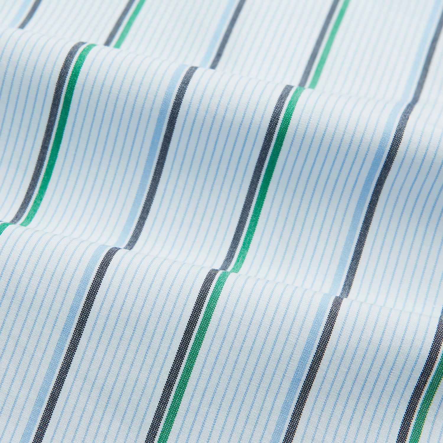 View 5 of product Blue and Green Shadow Stripe Mayfair Shirt