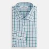 View 4 of product Blue and Green Tattersall Check Mayfair Shirt