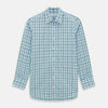 View 1 of product Blue and Green Tattersall Check Mayfair Shirt