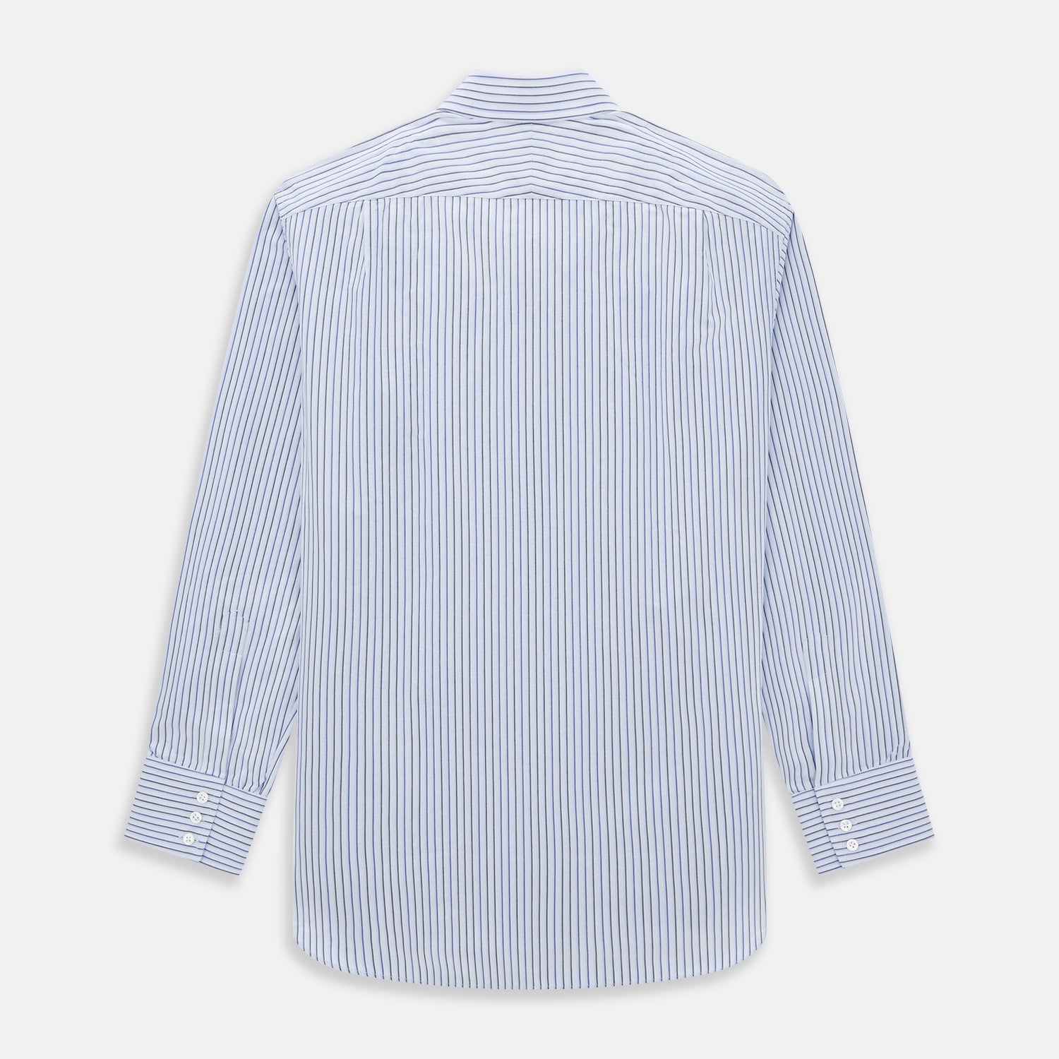 View 4 of product Blue Shadow Pinstripe Mayfair Shirt