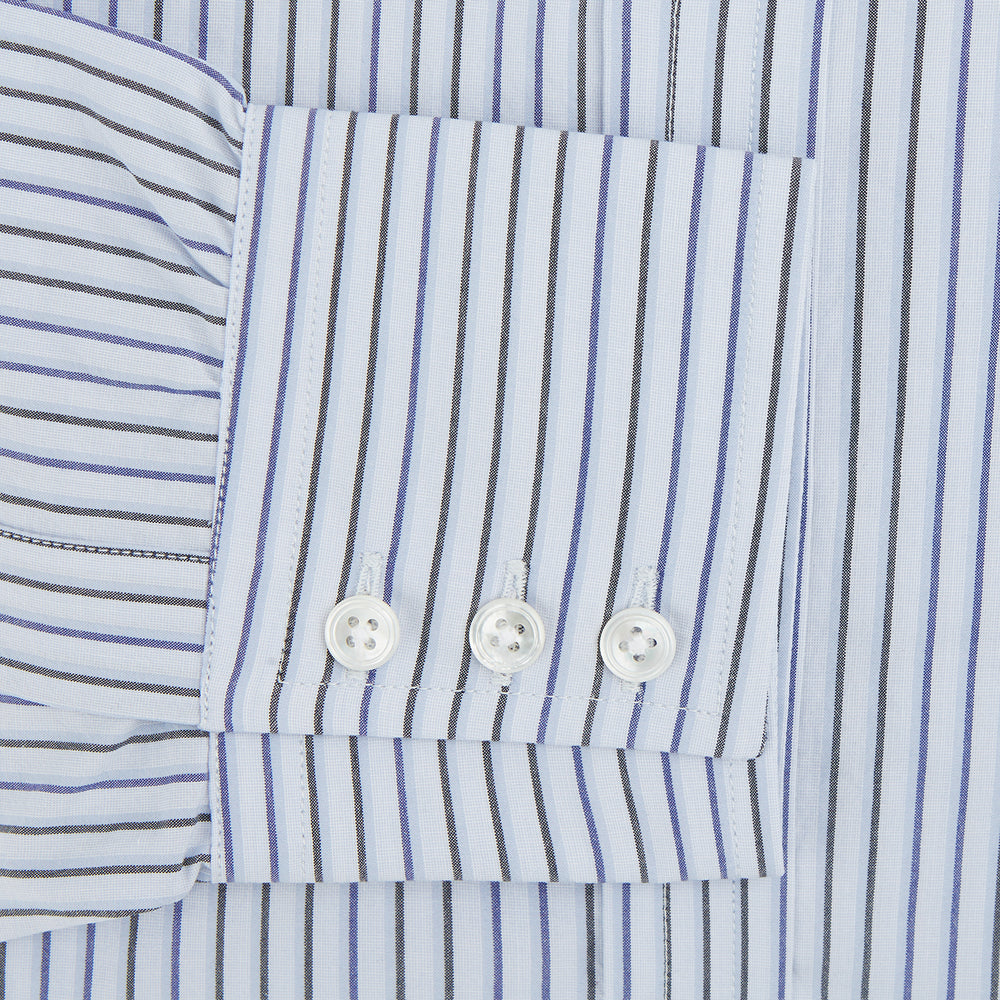 Blue Shadow Pinstripe Mayfair Shirt