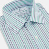 View 2 of product Green and Blue Shadow Pinstripe Mayfair Shirt