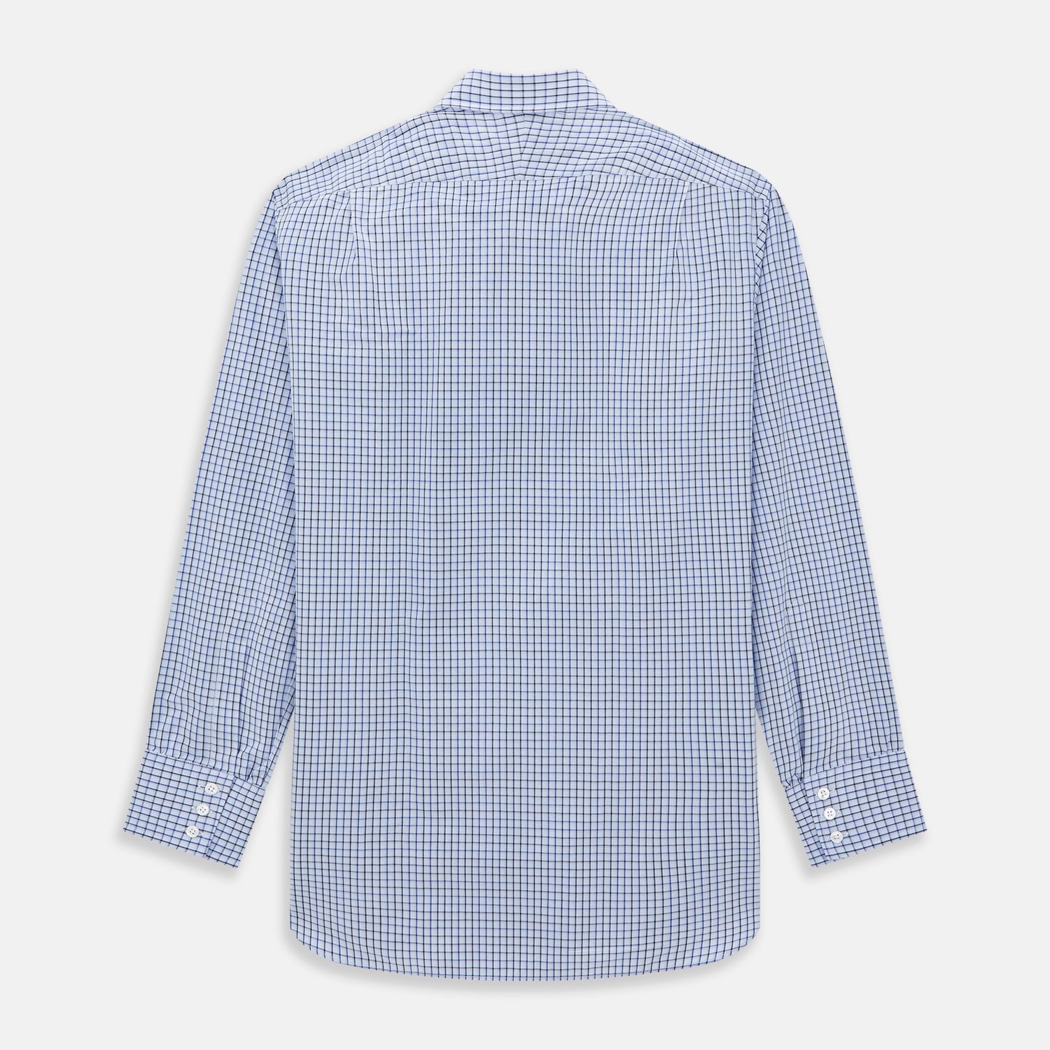 View 5 of product Blue Shadow Check Mayfair Shirt