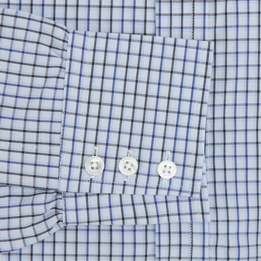 Blue Shadow Check Mayfair Shirt