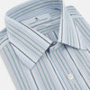 View 2 of product Blue and Green Multi Track Stripe Mayfair Shirt