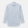 View 1 of product Blue and Green Multi Track Stripe Mayfair Shirt