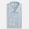 View 4 of product Blue and Green Multi Check Mayfair Shirt