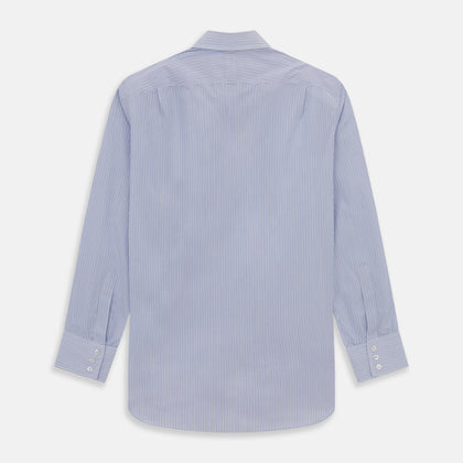Light Blue Track Stripe Mayfair Shirt Image 4