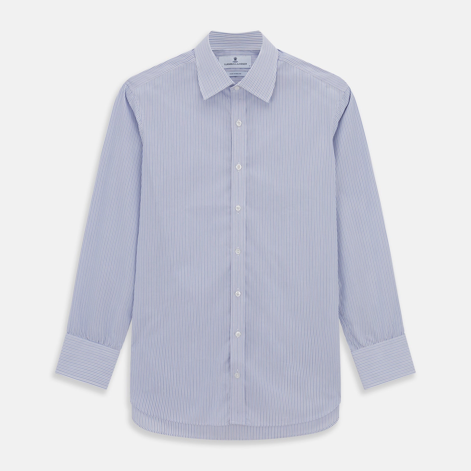 View 1 of product Light Blue Track Stripe Mayfair Shirt