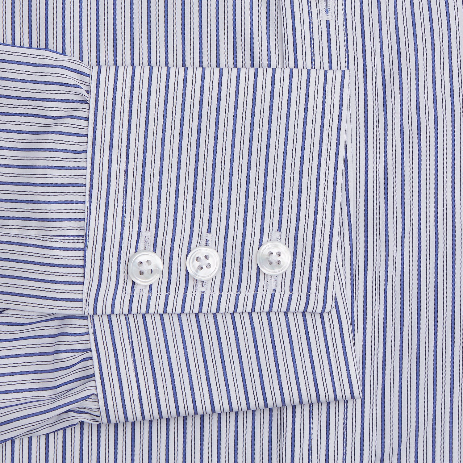 View 3 of product Dark Blue Track Stripe Mayfair Shirt