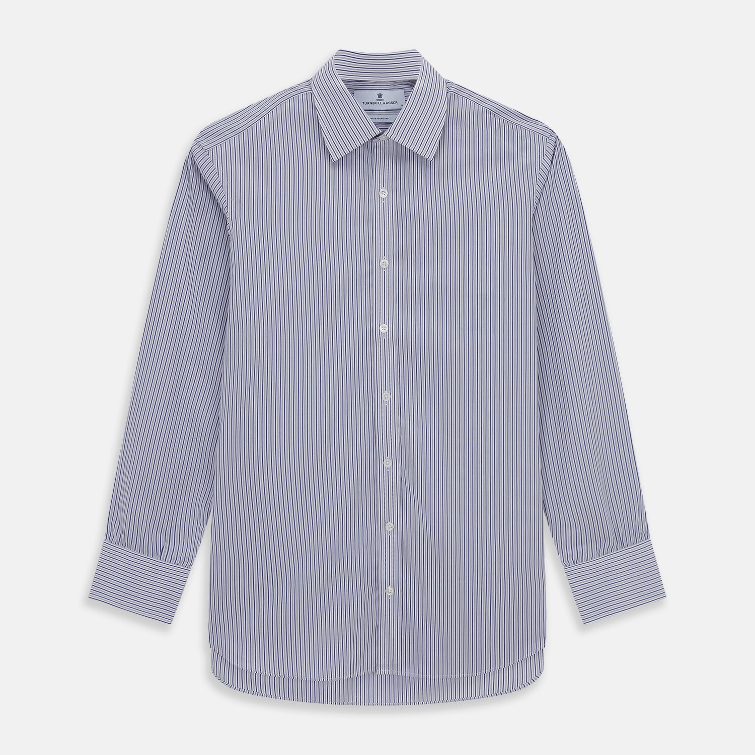 View 1 of product Dark Blue Track Stripe Mayfair Shirt