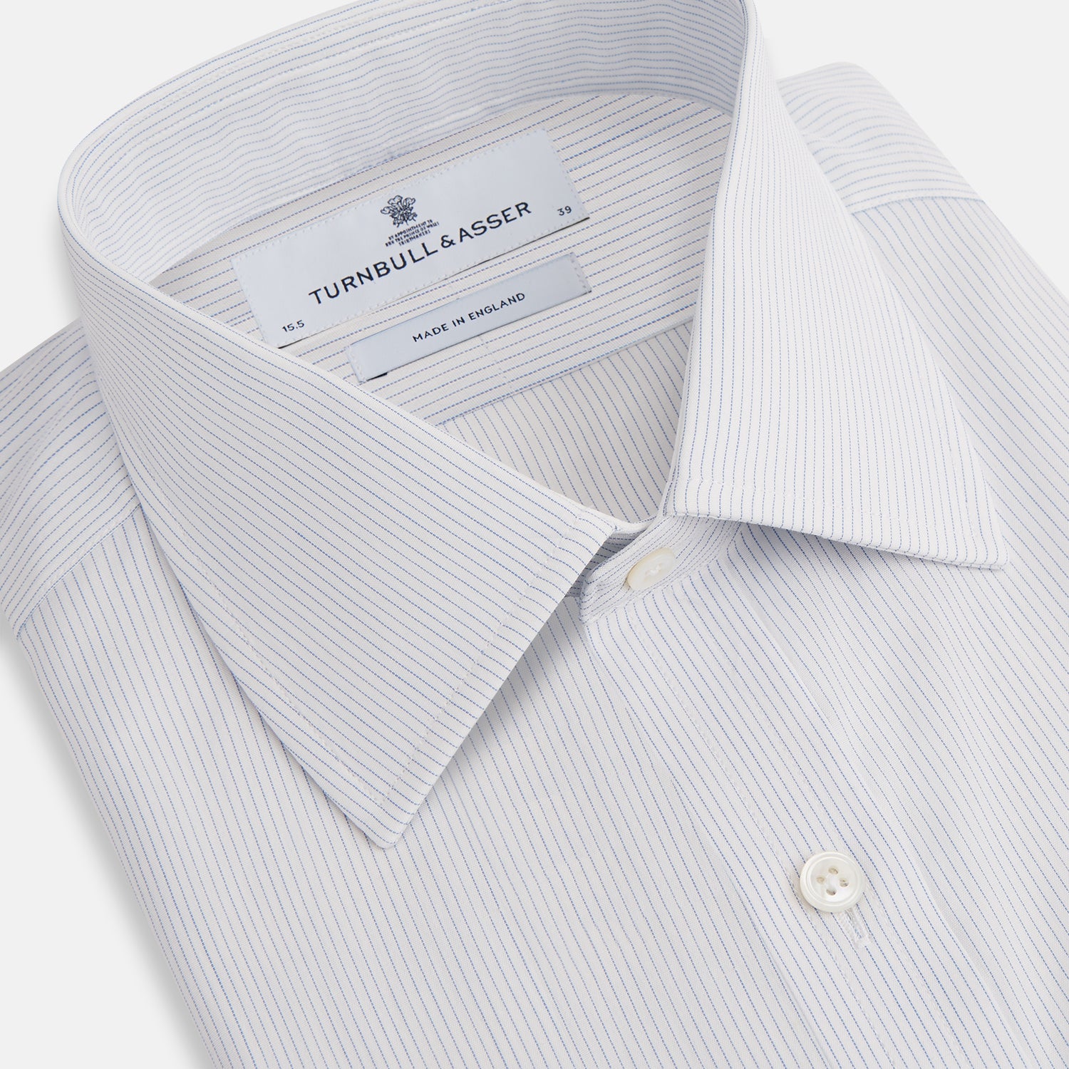 View 2 of product Blue Pencil Stripe Mayfair Shirt