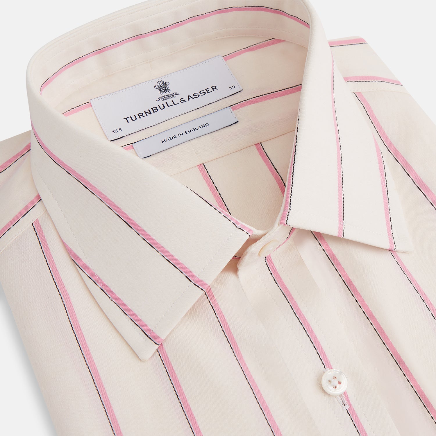 Pink Track Stripe Mayfair Shirt