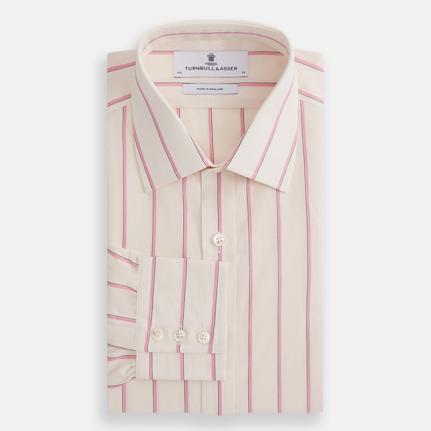 View 4 of product Pink Track Stripe Mayfair Shirt