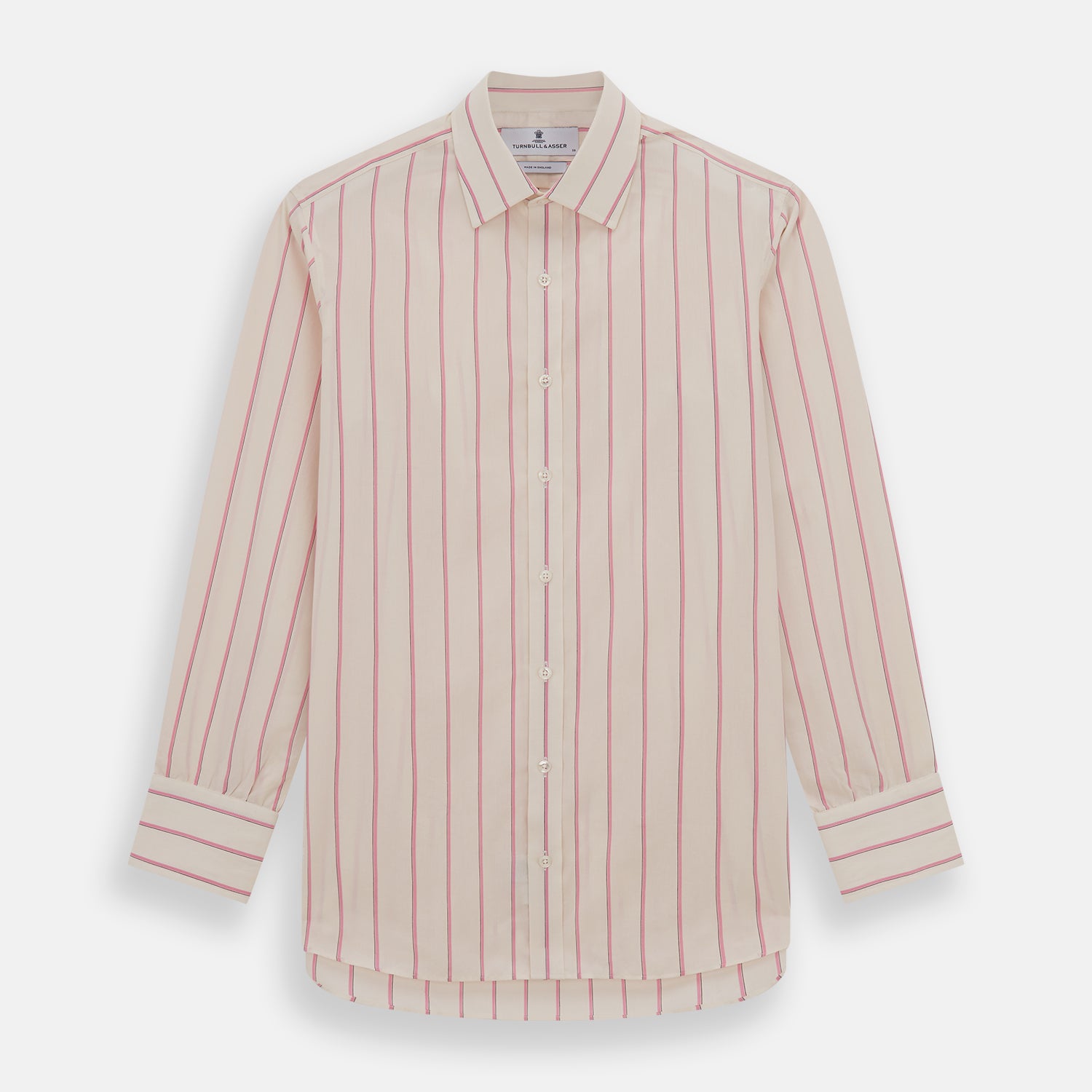 View 1 of product Pink Track Stripe Mayfair Shirt