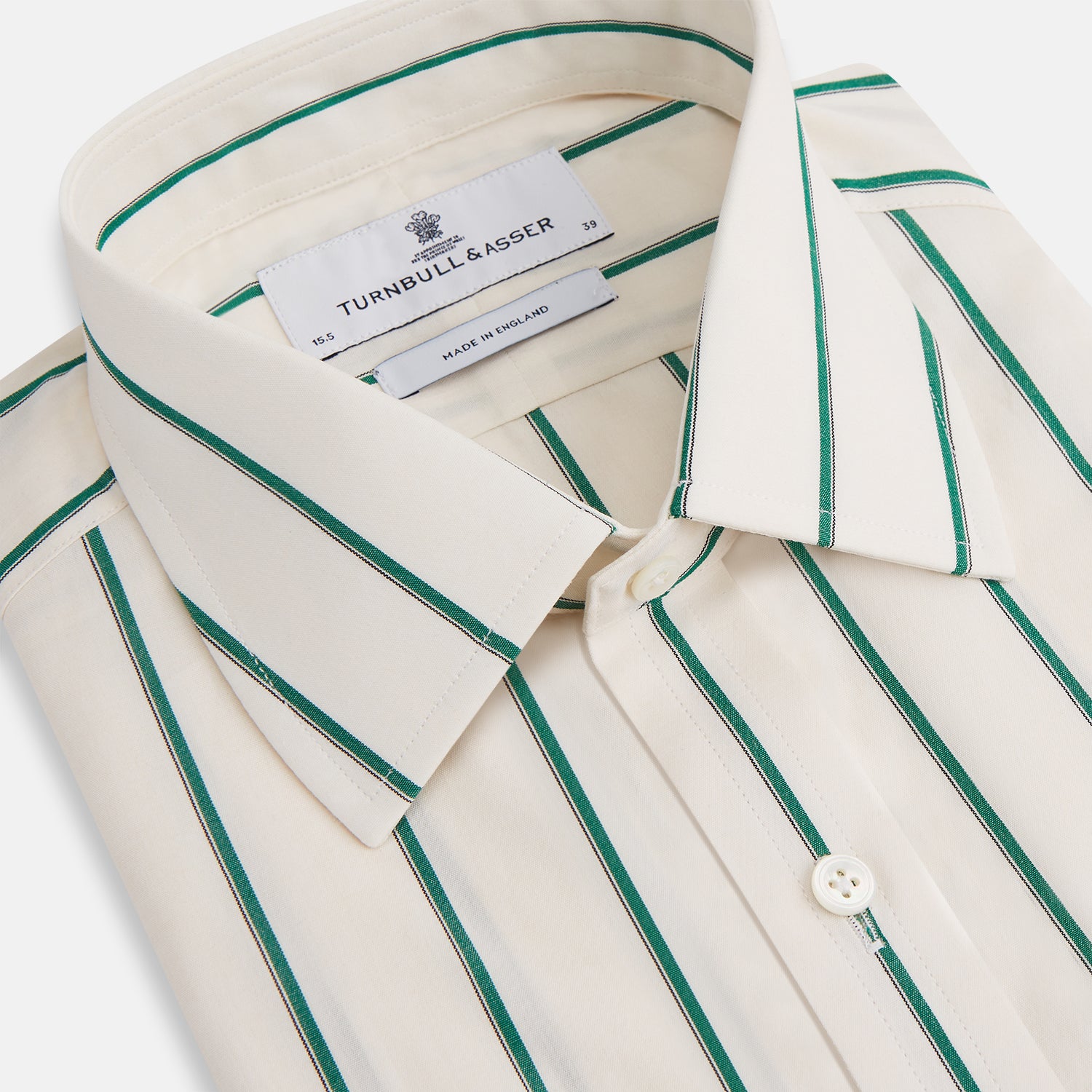 View 2 of product Green Track Stripe Mayfair Shirt
