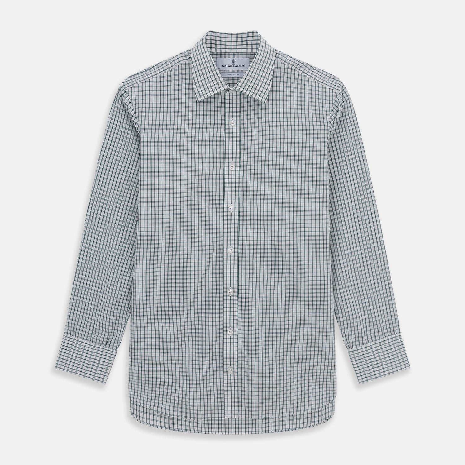 View 1 of product Dark Green Tattersall Check Mayfair Shirt