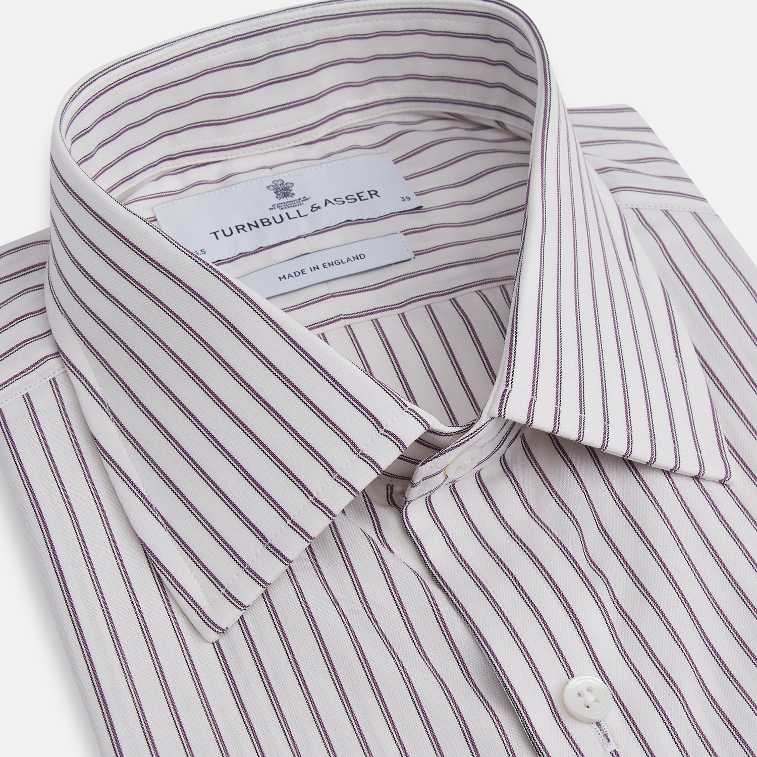View 2 of product Purple Track Stripe Mayfair Shirt