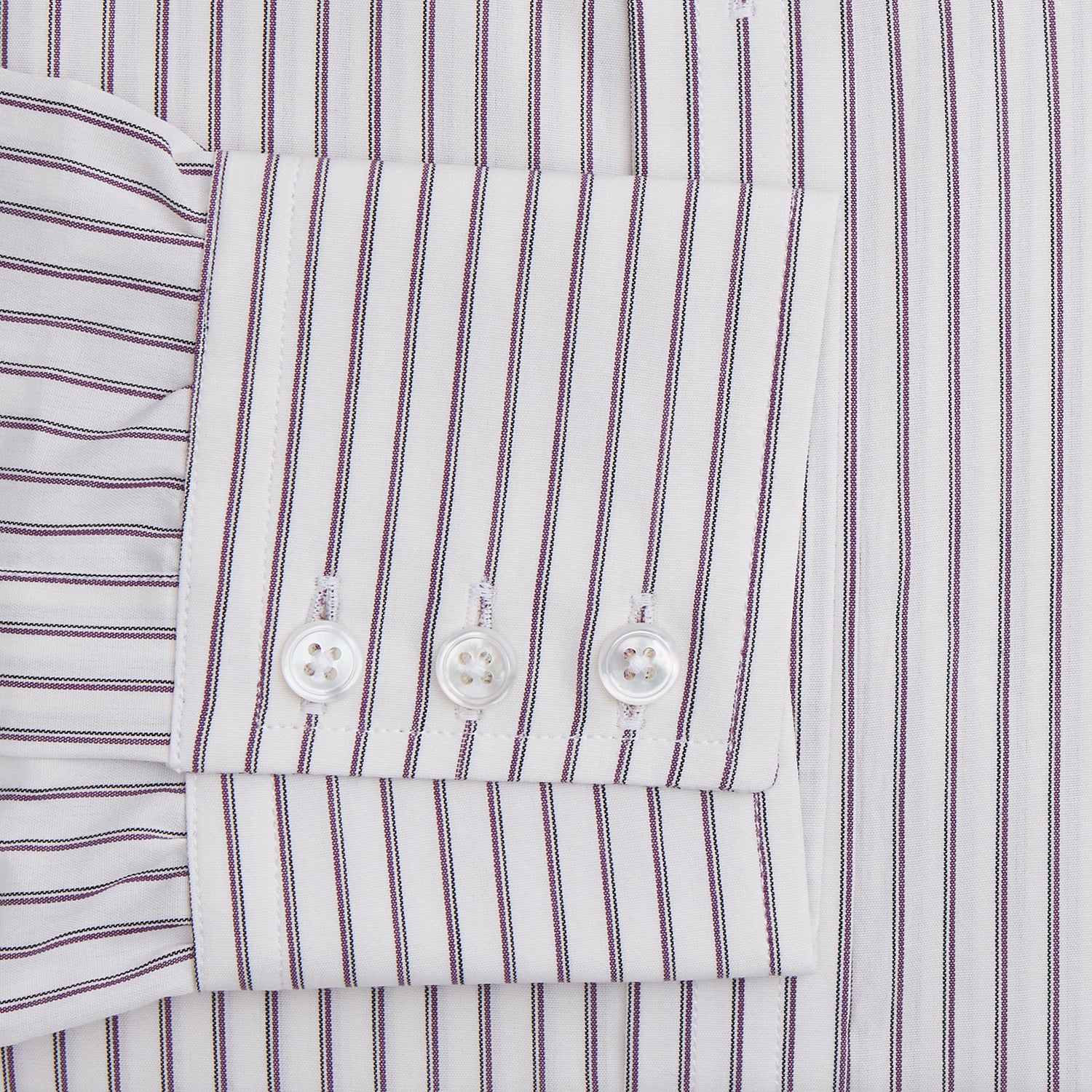 Purple Track Stripe Mayfair Shirt