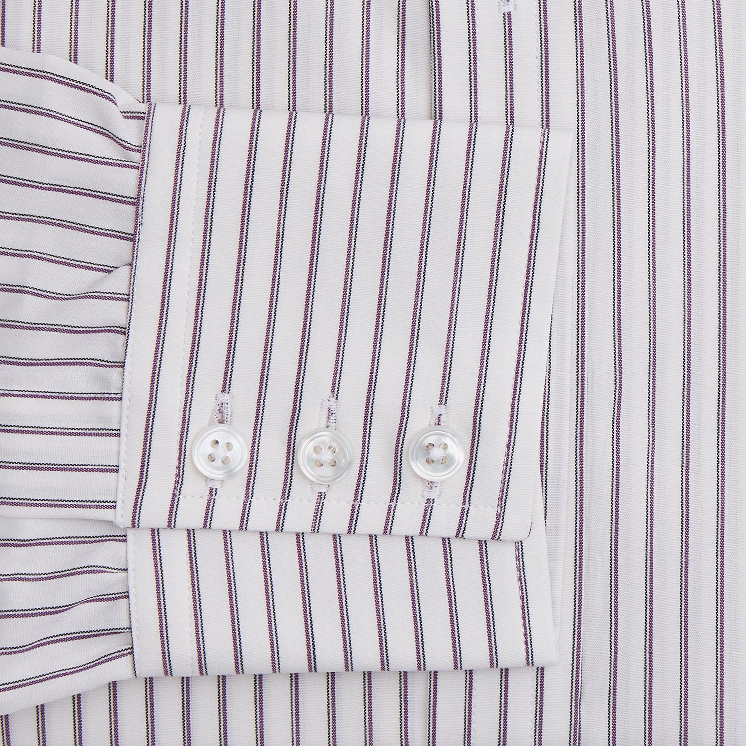 View 3 of product Purple Track Stripe Mayfair Shirt