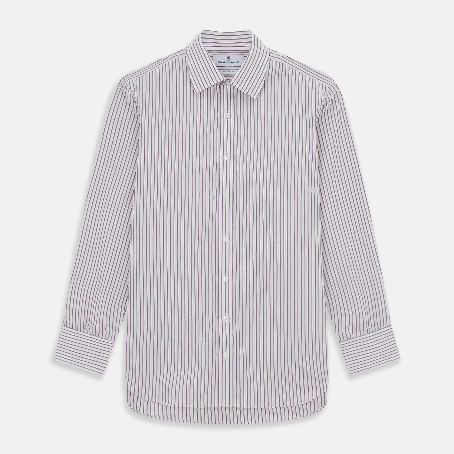 View 1 of product Purple Track Stripe Mayfair Shirt