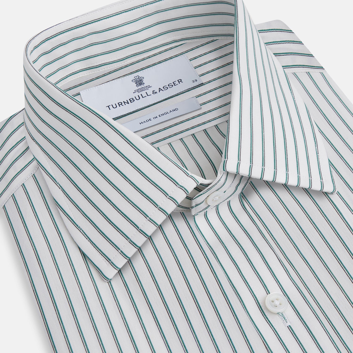 View 2 of product Dark Green Track Stripe Mayfair Shirt