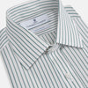 Dark Green Track Stripe Mayfair Shirt