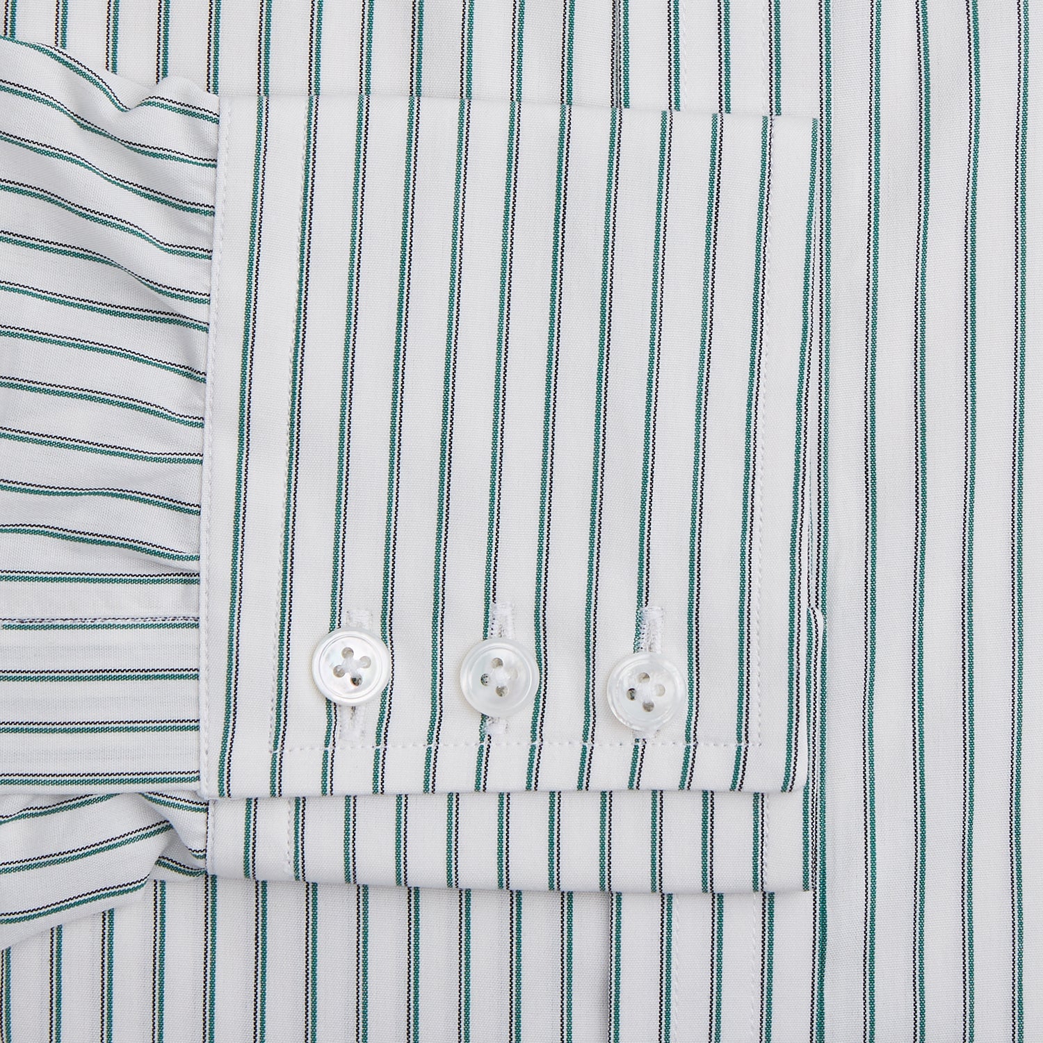 View 3 of product Dark Green Track Stripe Mayfair Shirt