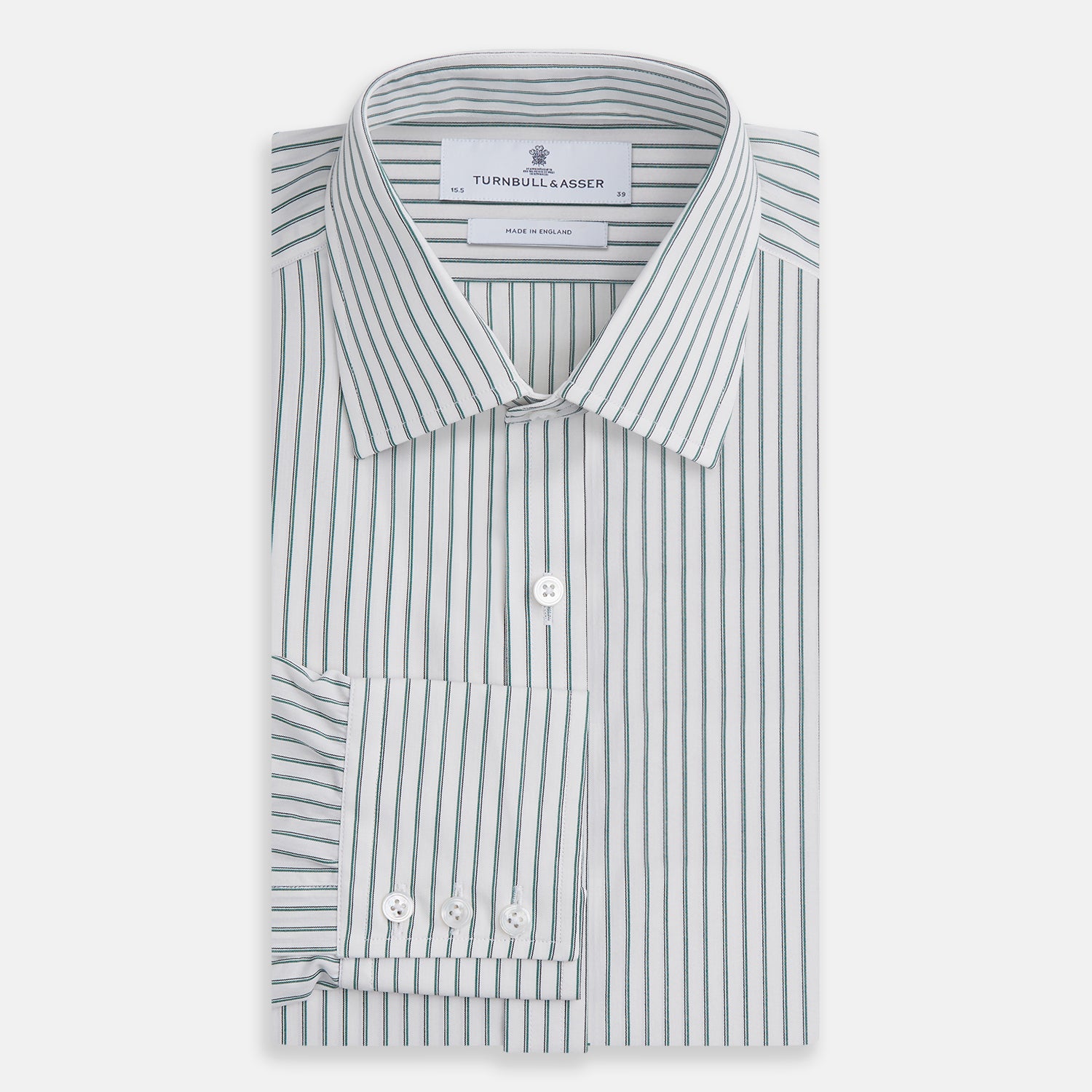 View 4 of product Dark Green Track Stripe Mayfair Shirt