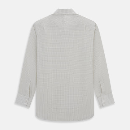 Pale Blue Graph Check Mayfair Shirt Image 4
