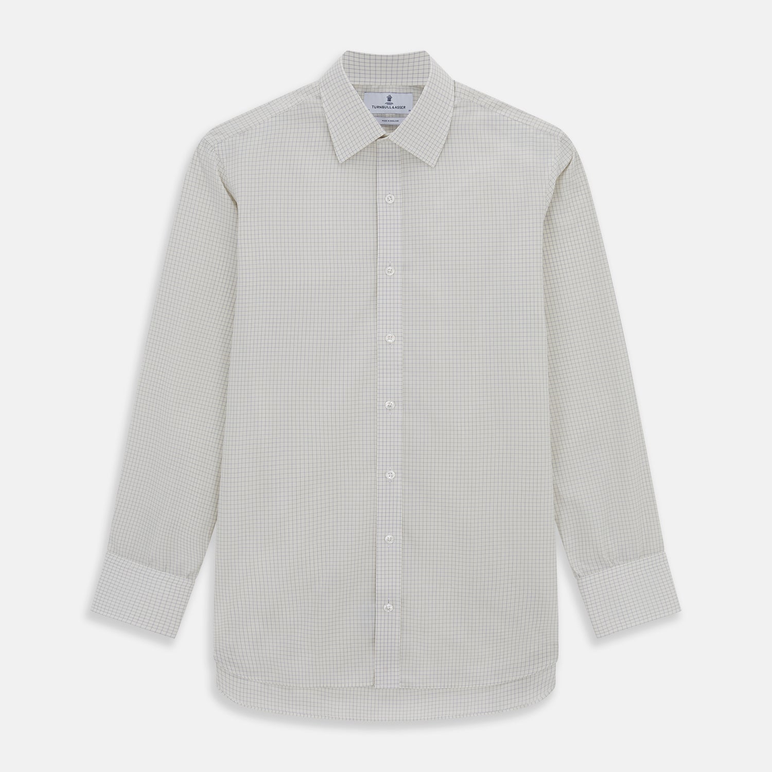 View 1 of product Pale Blue Graph Check Mayfair Shirt