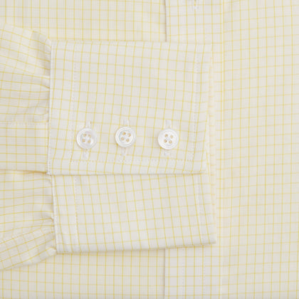 Yellow Graph Check Mayfair Shirt Image 2