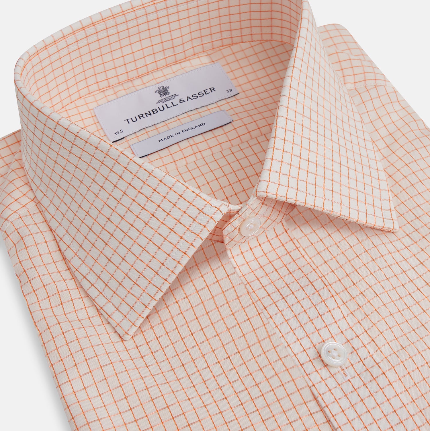 View 2 of product Orange Graph Check Mayfair Shirt