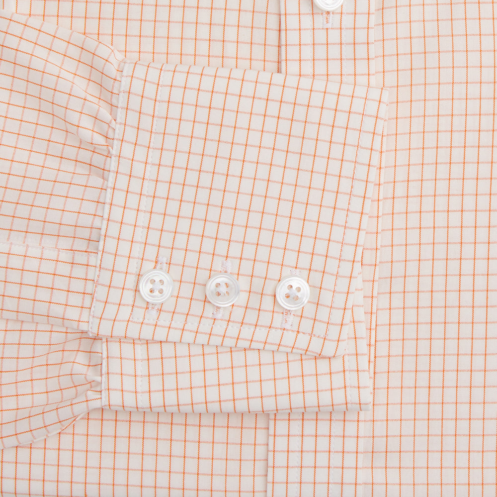 Orange Graph Check Mayfair Shirt