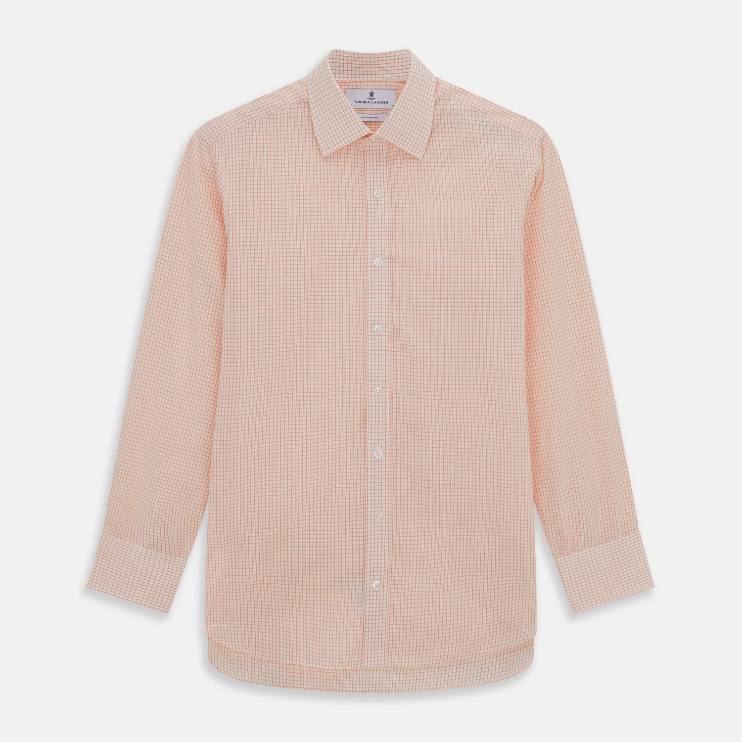 View 1 of product Orange Graph Check Mayfair Shirt